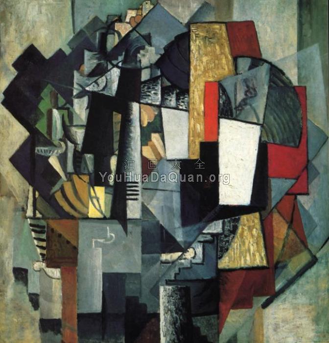 Bureau and Room - 卡兹米尔·马列维奇